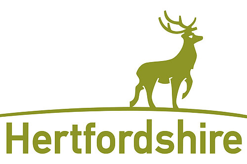 Hertfordshire County Council. logo